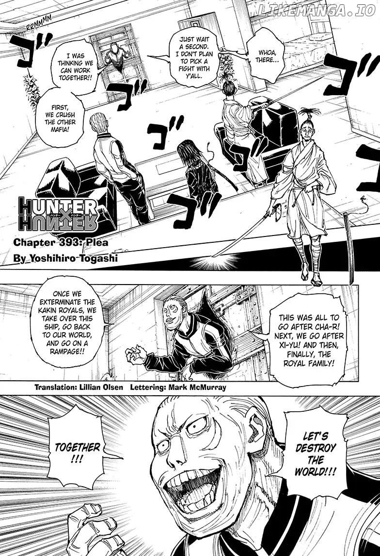 Hunter x Hunter, Chapter 393 image 01